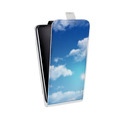 Дизайнерский вертикальный чехол-книжка для HTC Desire 601 Небо