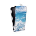 Дизайнерский вертикальный чехол-книжка для Sony Xperia go Небо