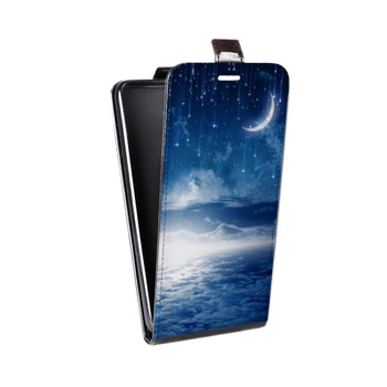 Дизайнерский вертикальный чехол-книжка для Iphone 5s Небо (на заказ)