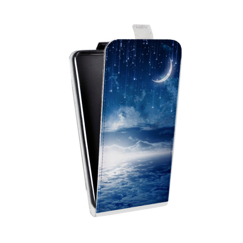 Дизайнерский вертикальный чехол-книжка для HTC U Ultra Небо