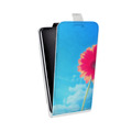 Дизайнерский вертикальный чехол-книжка для LG G7 Fit Небо
