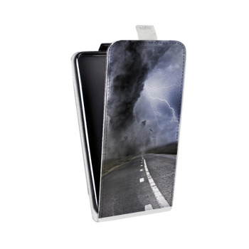 Дизайнерский вертикальный чехол-книжка для Samsung Galaxy Note 2 Стихии (на заказ)