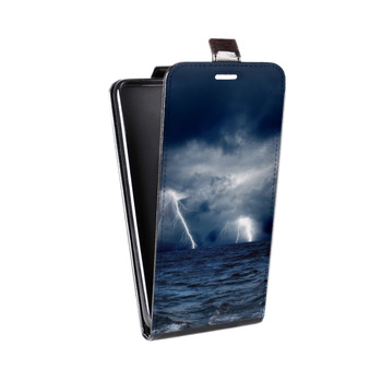 Дизайнерский вертикальный чехол-книжка для Huawei P9 Lite Стихии (на заказ)
