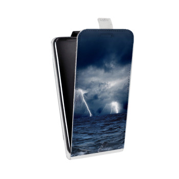 Дизайнерский вертикальный чехол-книжка для Samsung Galaxy S5 (Duos) Стихии (на заказ)