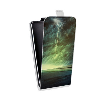 Дизайнерский вертикальный чехол-книжка для Huawei Honor 8 Стихии (на заказ)