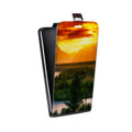 Дизайнерский вертикальный чехол-книжка для LG Optimus G2 Восход