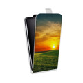 Дизайнерский вертикальный чехол-книжка для Iphone Xr Восход