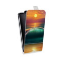Дизайнерский вертикальный чехол-книжка для Huawei P Smart Z Закат