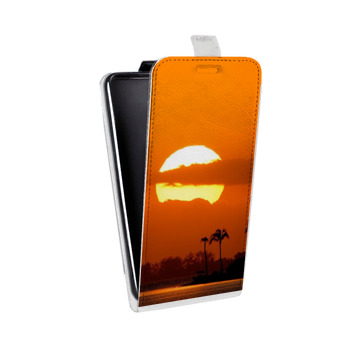Дизайнерский вертикальный чехол-книжка для Iphone Xs Max Закат (на заказ)