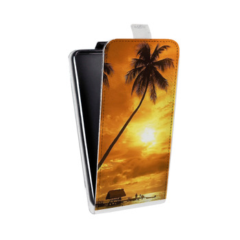 Дизайнерский вертикальный чехол-книжка для Samsung Galaxy J5 Закат (на заказ)