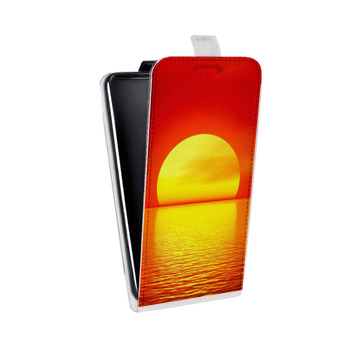 Дизайнерский вертикальный чехол-книжка для Huawei Honor 9X Lite Закат (на заказ)