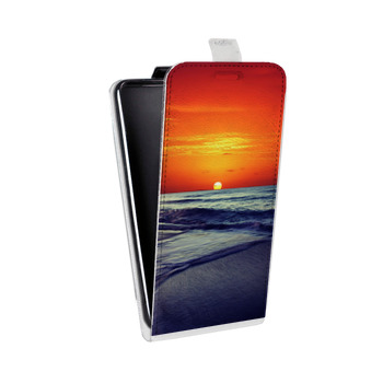 Дизайнерский вертикальный чехол-книжка для Huawei Honor 9X Lite Закат (на заказ)