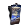 Дизайнерский вертикальный чехол-книжка для LG Optimus G2 mini Вулканы