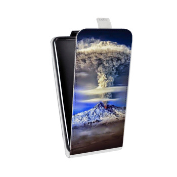 Дизайнерский вертикальный чехол-книжка для Samsung Galaxy J5 Вулканы (на заказ)