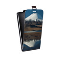 Дизайнерский вертикальный чехол-книжка для HTC Desire 12 Plus Вулканы