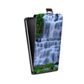 Дизайнерский вертикальный чехол-книжка для Alcatel One Touch Pop C9 Водопады