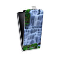 Дизайнерский вертикальный чехол-книжка для Alcatel 1C Водопады