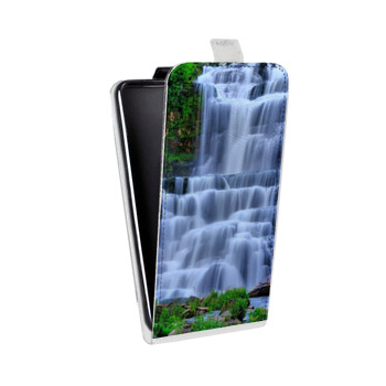 Дизайнерский вертикальный чехол-книжка для Huawei Honor 10X Lite Водопады (на заказ)