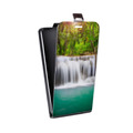Дизайнерский вертикальный чехол-книжка для HTC Desire Eye Водопады
