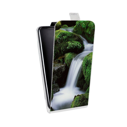 Дизайнерский вертикальный чехол-книжка для Samsung Galaxy Core Prime Водопады
