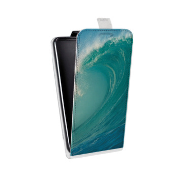Дизайнерский вертикальный чехол-книжка для Samsung Galaxy J5 Волны (на заказ)