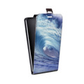 Дизайнерский вертикальный чехол-книжка для LG Optimus G2 mini Волны