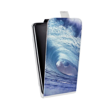 Дизайнерский вертикальный чехол-книжка для LG K7 Волны (на заказ)