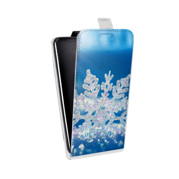 Дизайнерский вертикальный чехол-книжка для Huawei P10 Lite Зима (на заказ)