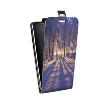 Дизайнерский вертикальный чехол-книжка для Huawei Honor 7A Pro Зима (на заказ)