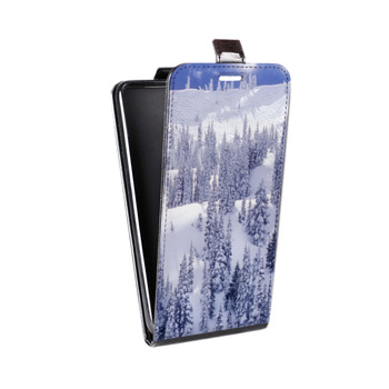 Дизайнерский вертикальный чехол-книжка для Huawei P9 Lite Зима (на заказ)