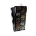 Дизайнерский вертикальный чехол-книжка для Alcatel Shine Lite