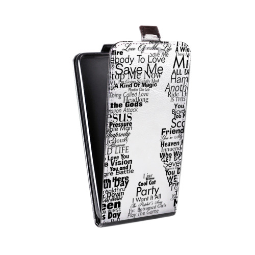 Дизайнерский вертикальный чехол-книжка для LG Optimus G2