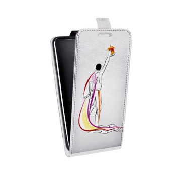Дизайнерский вертикальный чехол-книжка для Realme 6 (на заказ)