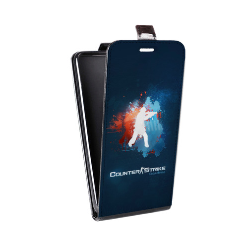 Дизайнерский вертикальный чехол-книжка для Google Huawei Nexus 6P Counter-strike