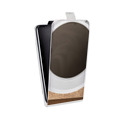 Дизайнерский вертикальный чехол-книжка для HTC Desire 601 Кофе и муравьи