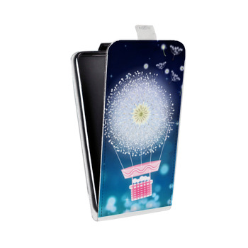 Дизайнерский вертикальный чехол-книжка для Samsung Galaxy S6 Edge Прекрасные одуванчики (на заказ)