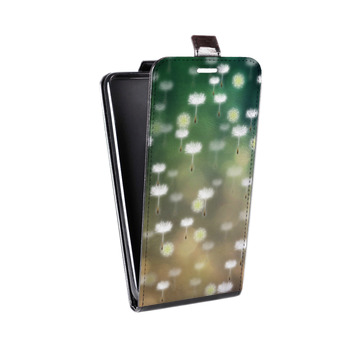 Дизайнерский вертикальный чехол-книжка для Iphone 7 Прекрасные одуванчики (на заказ)