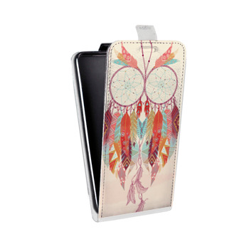 Дизайнерский вертикальный чехол-книжка для Sony Xperia E4g Совиные ловцы снов (на заказ)