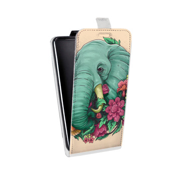 Дизайнерский вертикальный чехол-книжка для Samsung Galaxy S6 Edge Флора и фауна (на заказ)