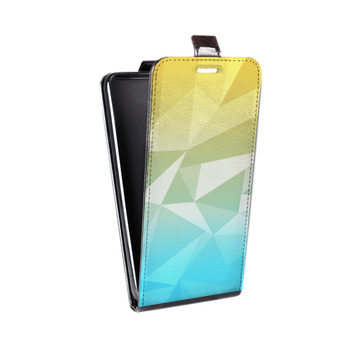 Дизайнерский вертикальный чехол-книжка для Samsung Galaxy S6 Edge Геометрическая притягательность (на заказ)