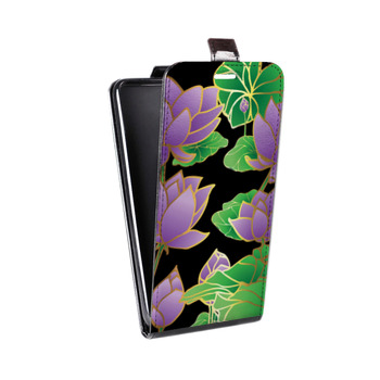 Дизайнерский вертикальный чехол-книжка для ASUS ZenFone Max Pro M2 Люксовые цветы (на заказ)