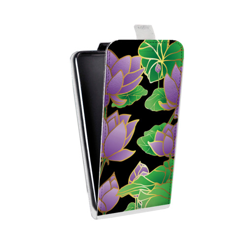 Дизайнерский вертикальный чехол-книжка для Sony Xperia X Performance Люксовые цветы