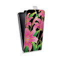Дизайнерский вертикальный чехол-книжка для Alcatel One Touch POP 3 5 Люксовые цветы