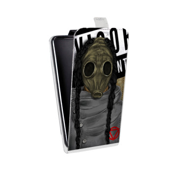 Дизайнерский вертикальный чехол-книжка для Samsung Galaxy Note 2 Бандитские маски (на заказ)