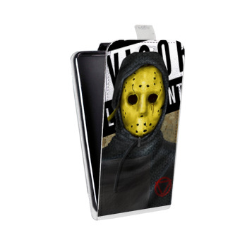 Дизайнерский вертикальный чехол-книжка для Huawei P20 Бандитские маски (на заказ)