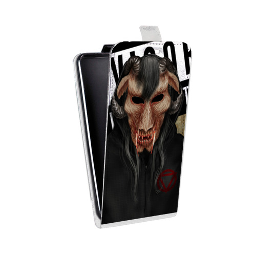 Дизайнерский вертикальный чехол-книжка для LG L80 Бандитские маски