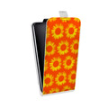 Дизайнерский вертикальный чехол-книжка для LG Google Nexus 4 Монохромные цветы