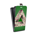 Дизайнерский вертикальный чехол-книжка для HTC Desire Eye Мистика треугольника