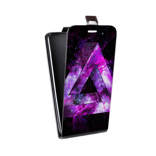 Дизайнерский вертикальный чехол-книжка для ASUS ZenFone 4 Selfie Мистика треугольника