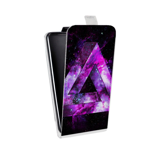 Дизайнерский вертикальный чехол-книжка для Alcatel Shine Lite Мистика треугольника